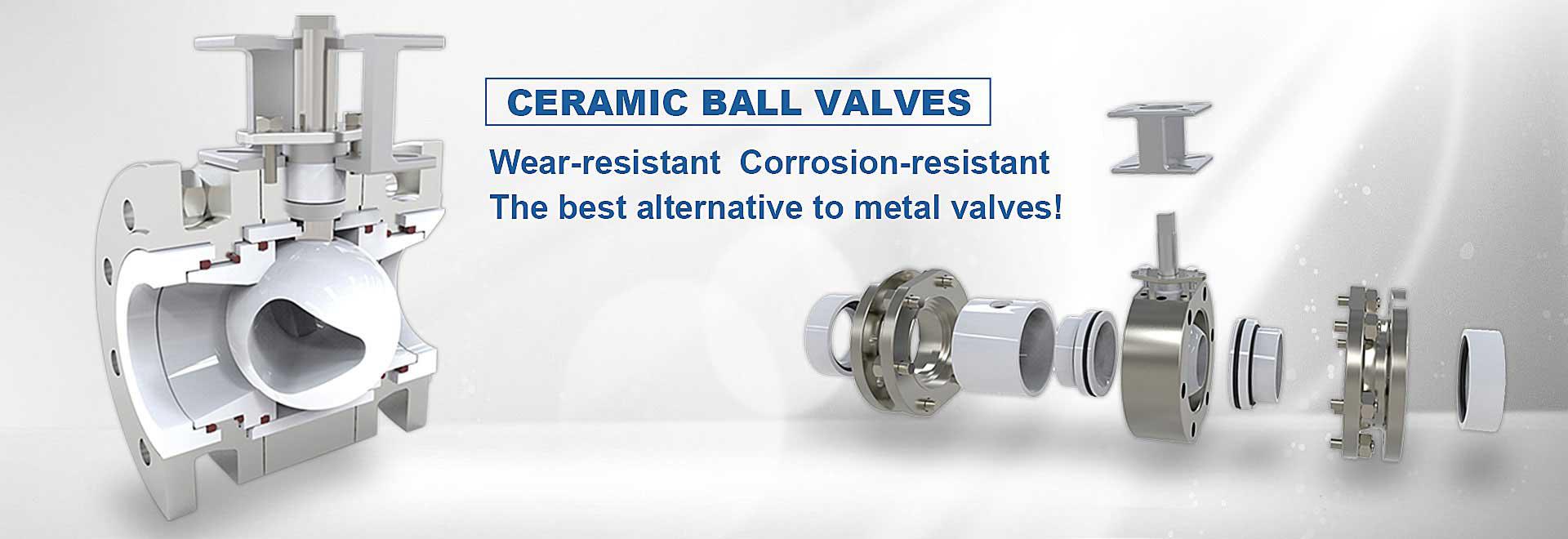 Ceramic Ball Valves Ceramic Control Valves Ceramic Pipes Johncera