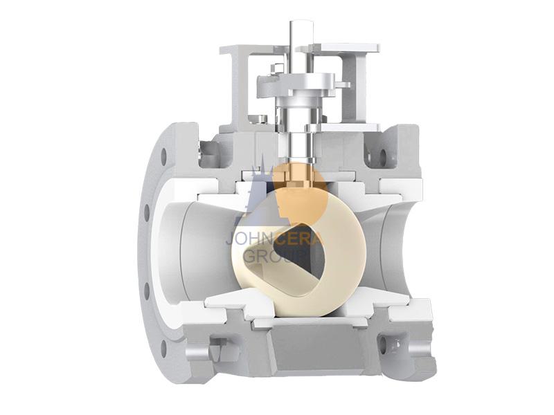 FCQ V-Port Ceramic Lined Control Ball Valve