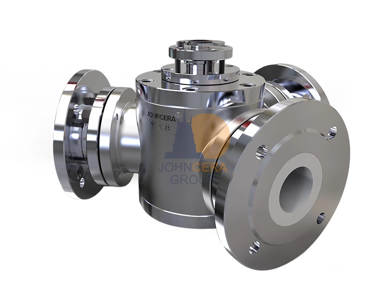 Y Type 3-way Ceramic Ball Valve