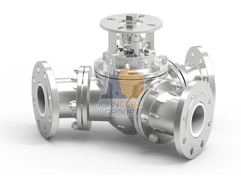 Y Type 3-way Ceramic Ball Valve